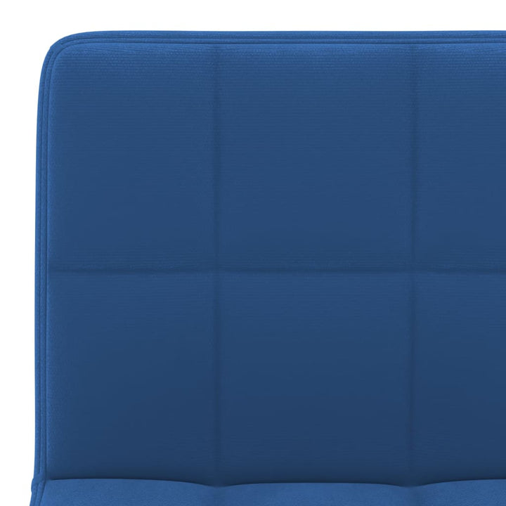 Barkrukken 2 st fluweel blauw