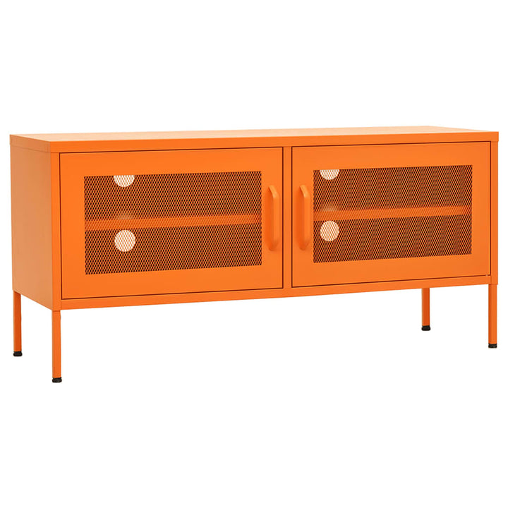 Tv-meubel 105x35x50 cm staal oranje