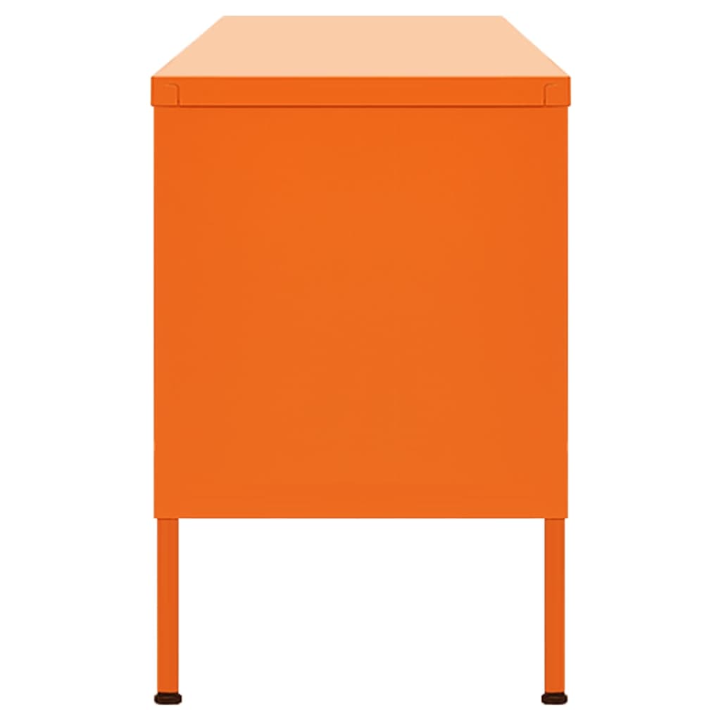 Tv-meubel 105x35x50 cm staal oranje