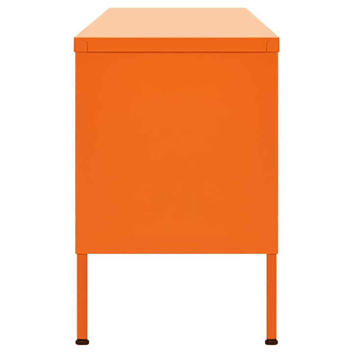 Tv-meubel 105x35x50 cm staal oranje