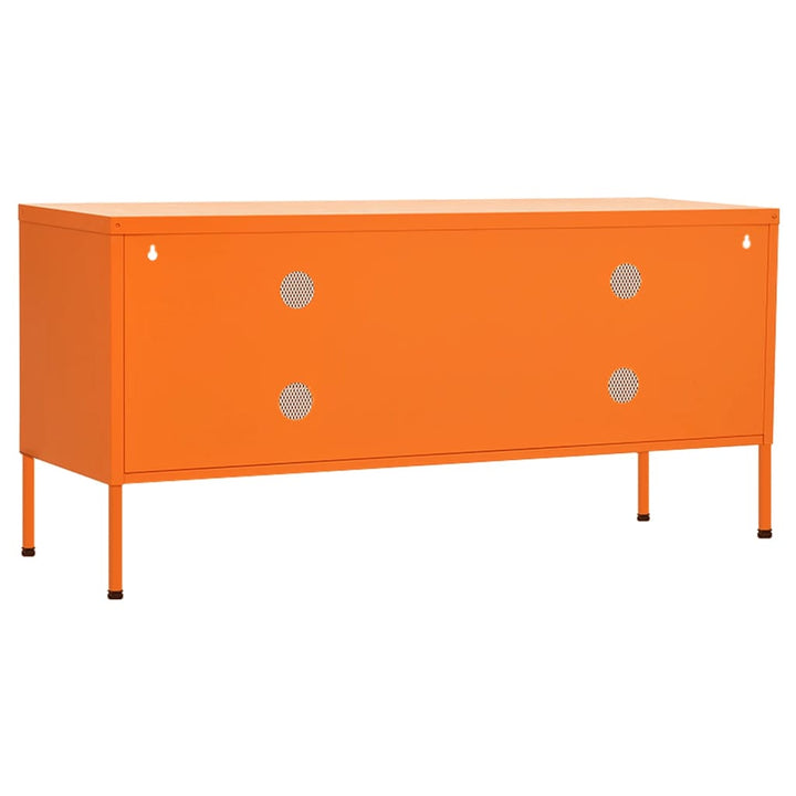 Tv-meubel 105x35x50 cm staal oranje