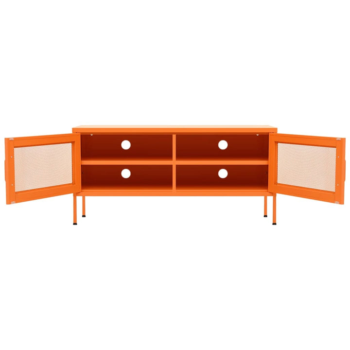 Tv-meubel 105x35x50 cm staal oranje