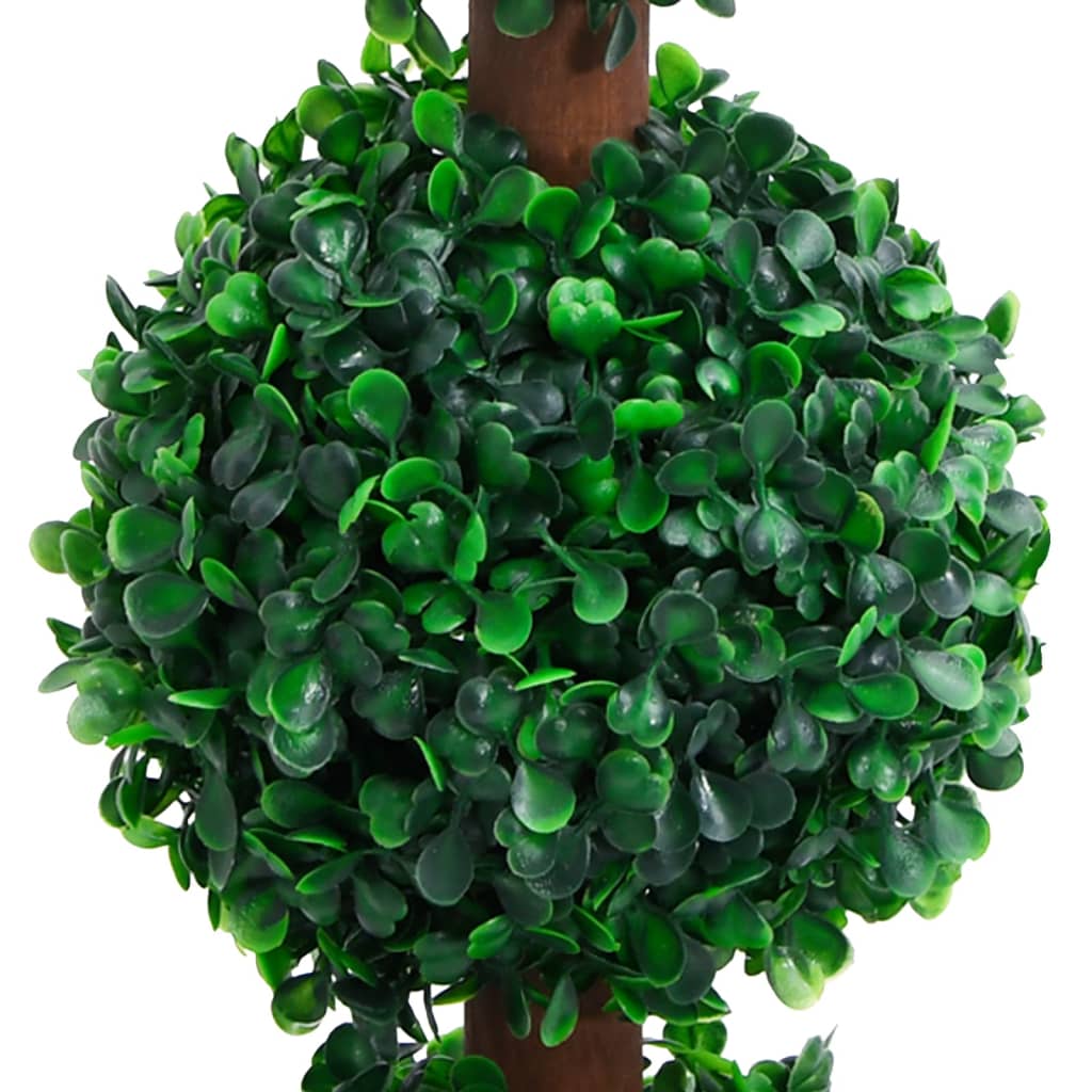 Kunstplant met pot buxus bolvorming 90 cm groen