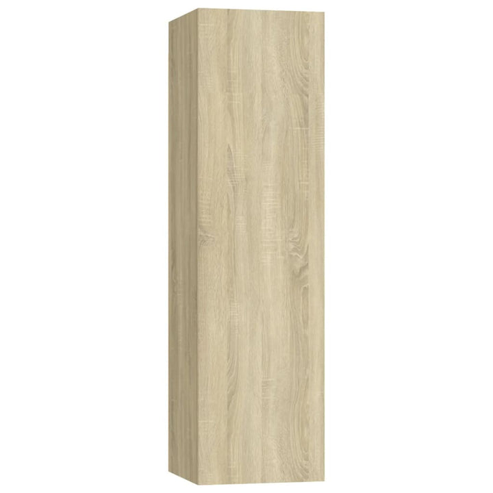 Tv-meubelen 4 st 30,5x30x110cm bewerkt hout sonoma eikenkleurig