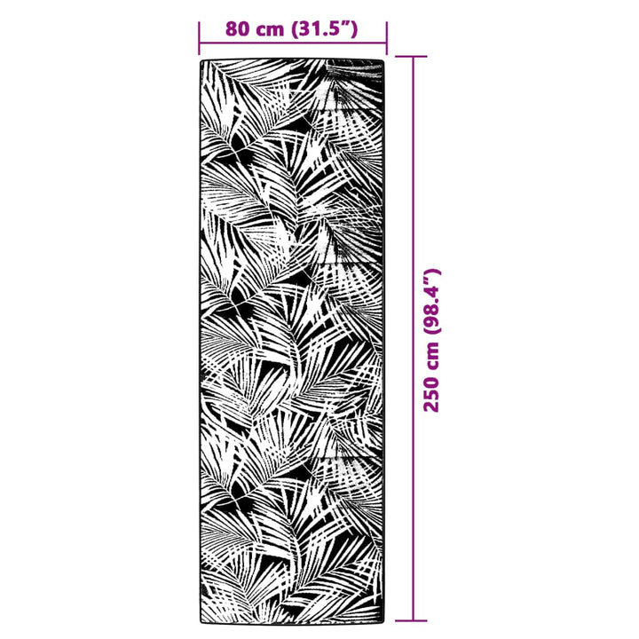 Buitenkleed 80x250 cm polypropeen groen