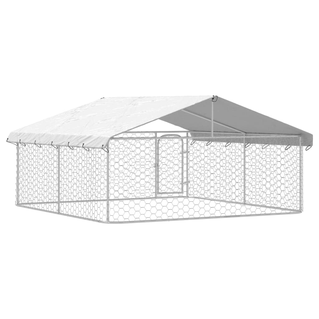 Hondenkennel met dak 300x300x150 cm