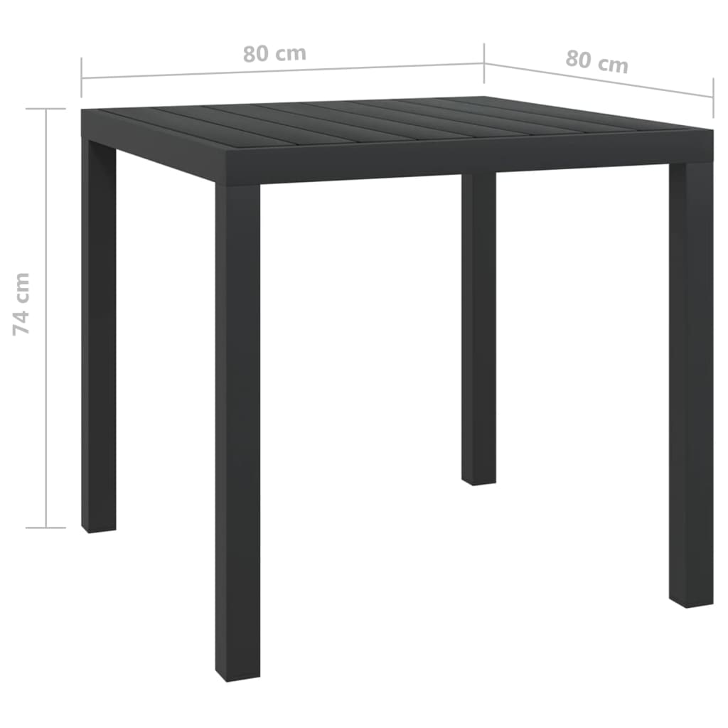 3-delige Tuinset met kussens poly rattan zwart