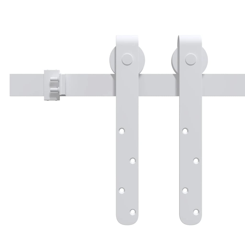 Ophangset voor minischuifdeur 152 cm koolstofstaal wit