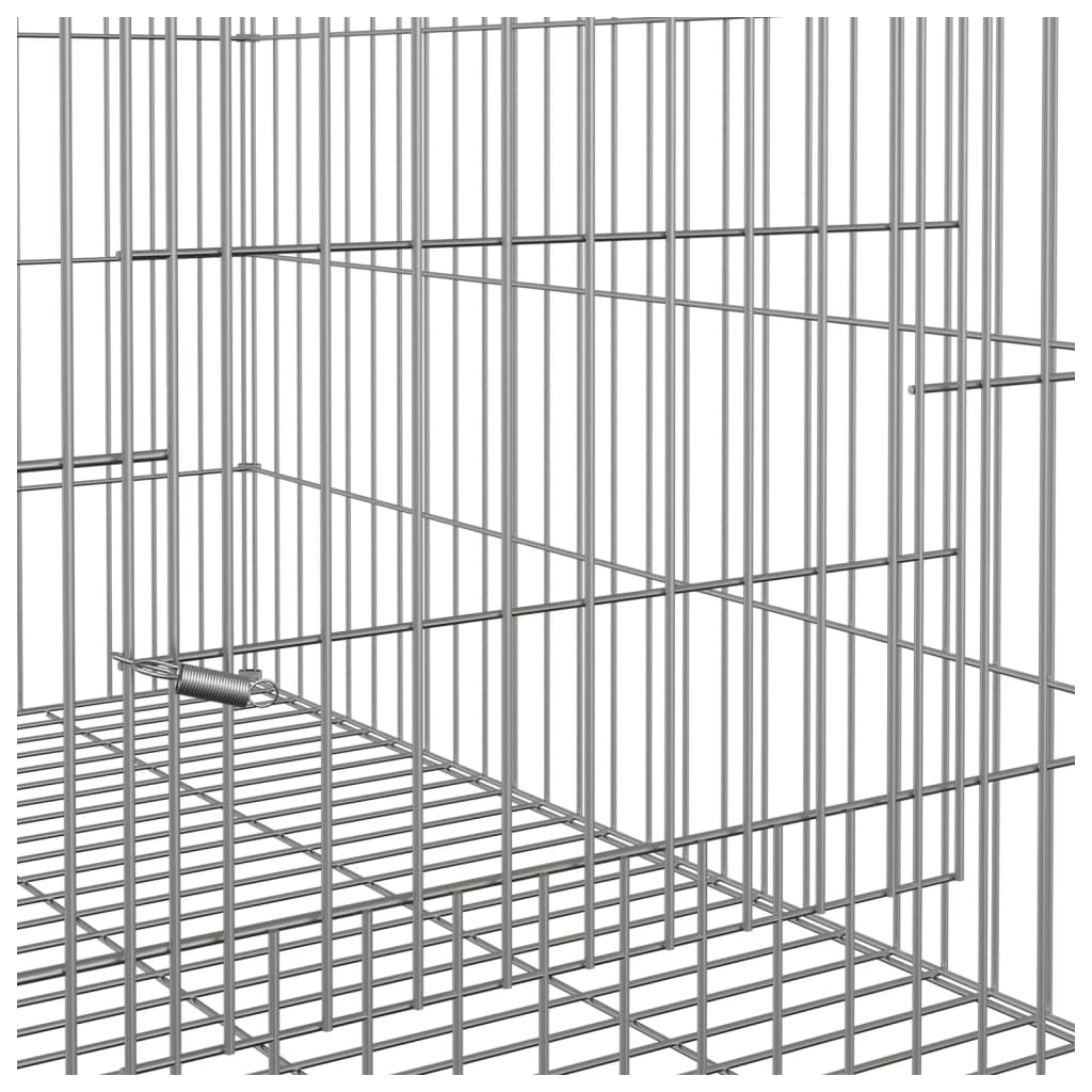 Konijnenkooi 78x54x54 cm gegalvaniseerd ijzer