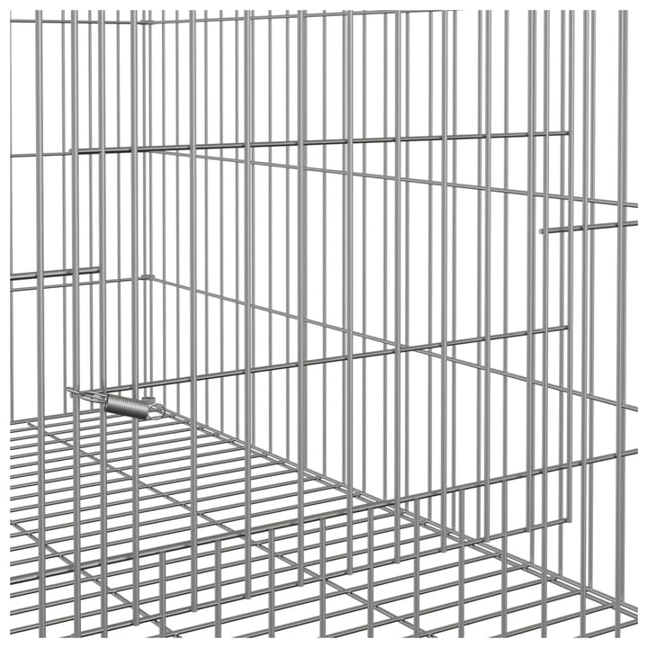 Konijnenkooi 78x54x54 cm gegalvaniseerd ijzer