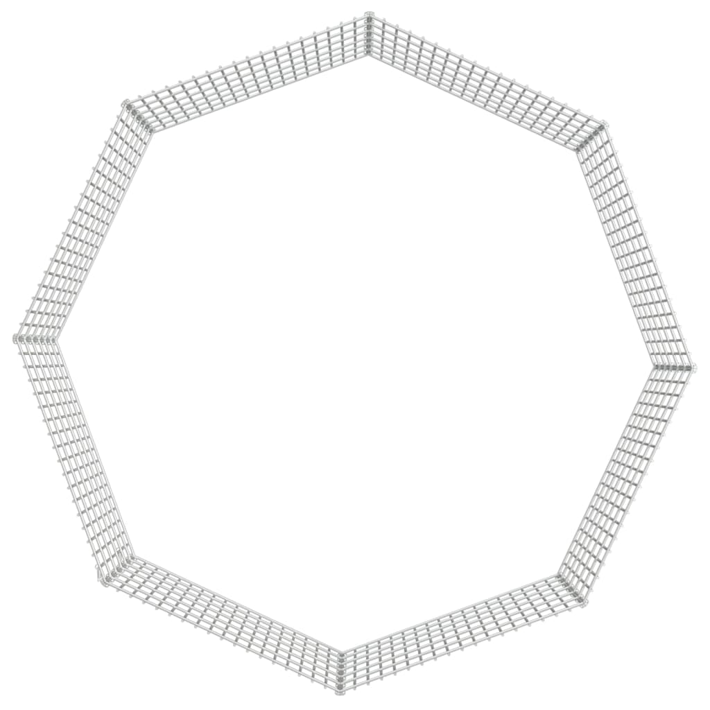 Konijnenkooi met 8 panelen 54x60 cm gegalvaniseerd ijzer