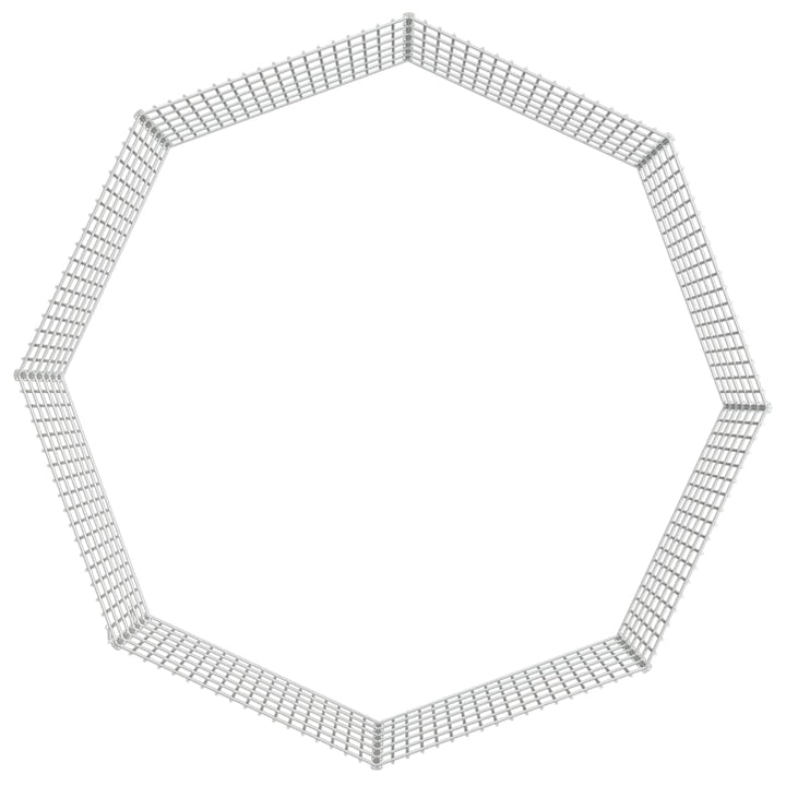 Konijnenkooi met 8 panelen 54x60 cm gegalvaniseerd ijzer