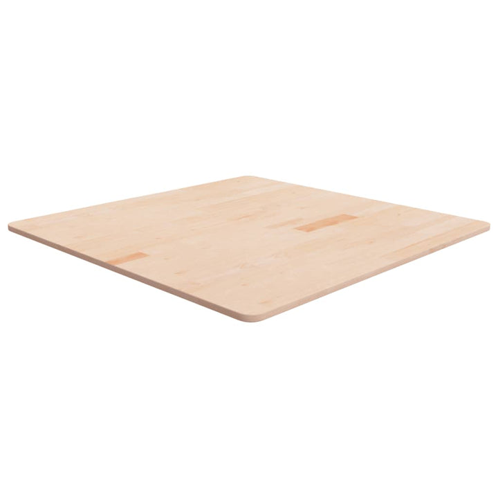 Tafelblad vierkant 90x90x1,5 cm onbehandeld massief eikenhout