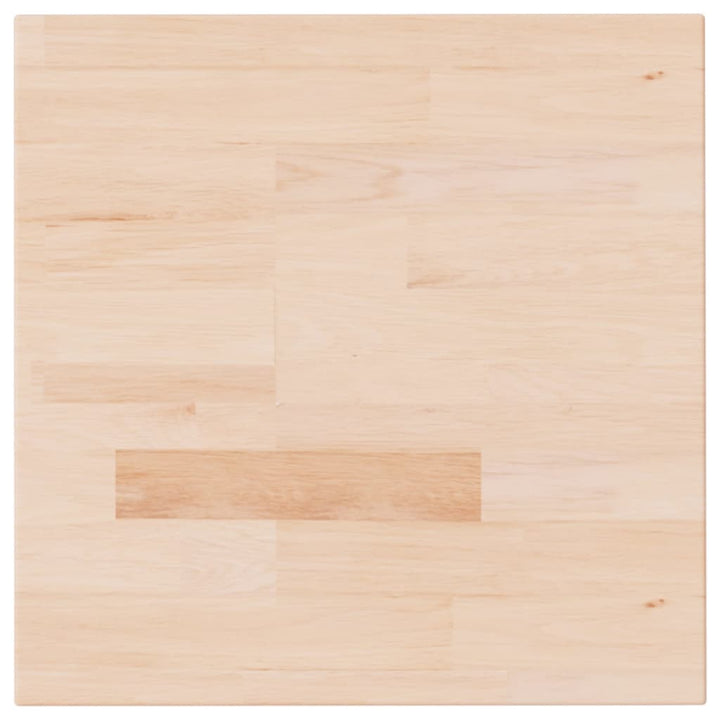 Tafelblad vierkant 40x40x4 cm onbehandeld massief eikenhout