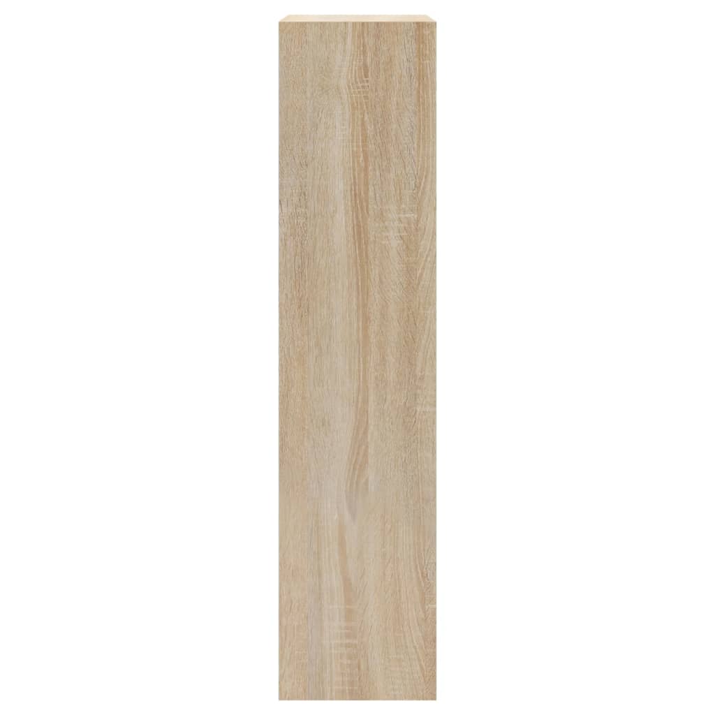 Schoenenkast 63x24x103 cm bewerkt hout sonoma eikenkleurig