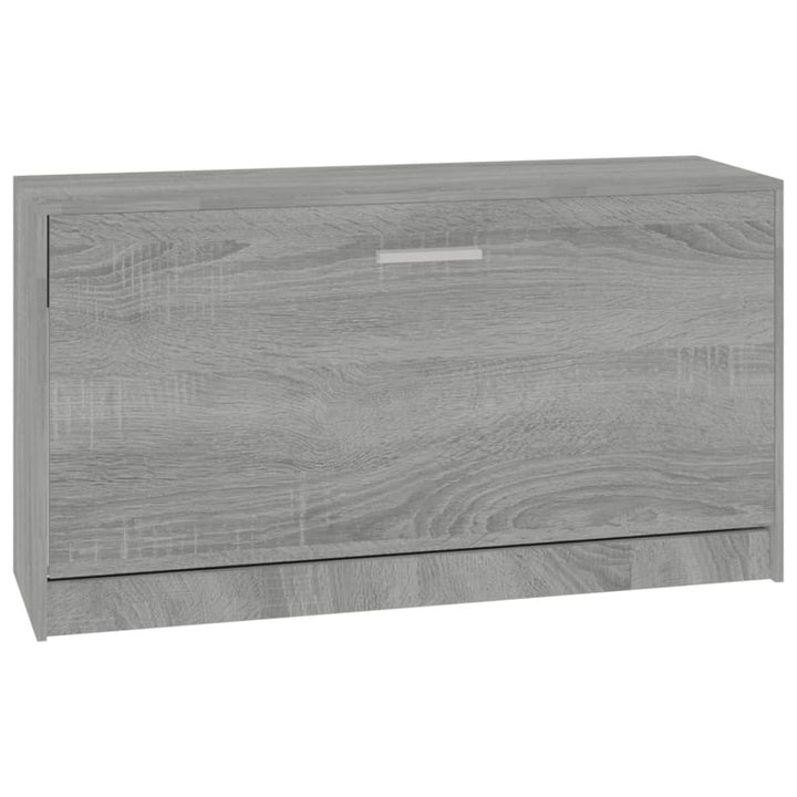 Schoenenbank 80x24x45 cm bewerkt hout grijs sonoma eikenkleur