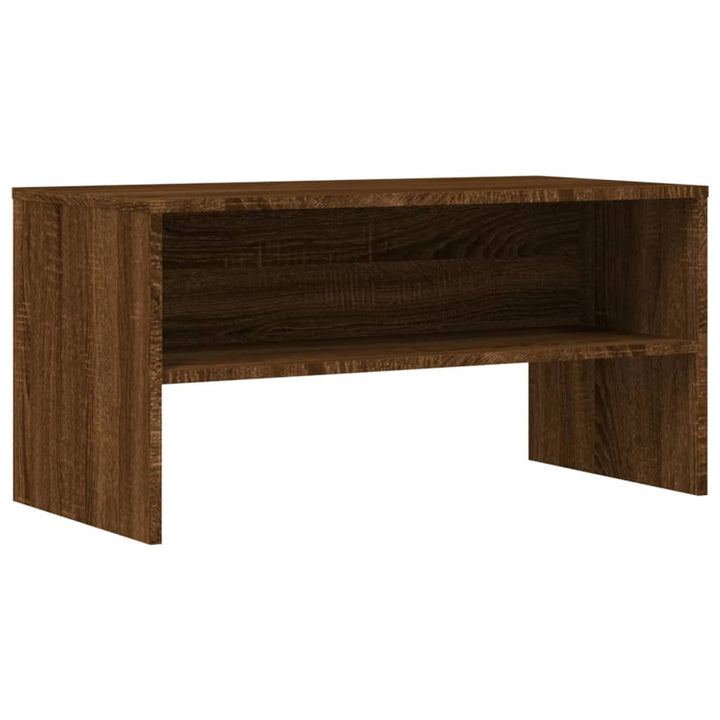 Tv-meubel 80x40x40 cm bewerkt hout bruin eikenkleur