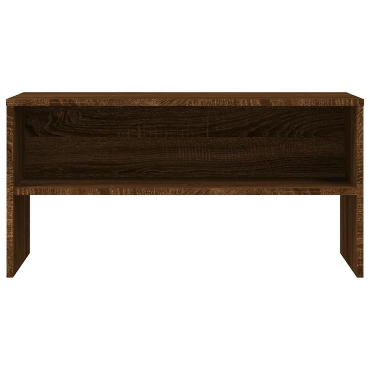 Tv-meubel 80x40x40 cm bewerkt hout bruin eikenkleur