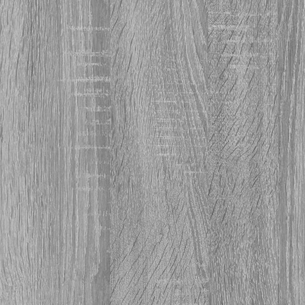 Wandschappen kubus 2 st 100x15x30 cm bewerkt hout grijs sonoma