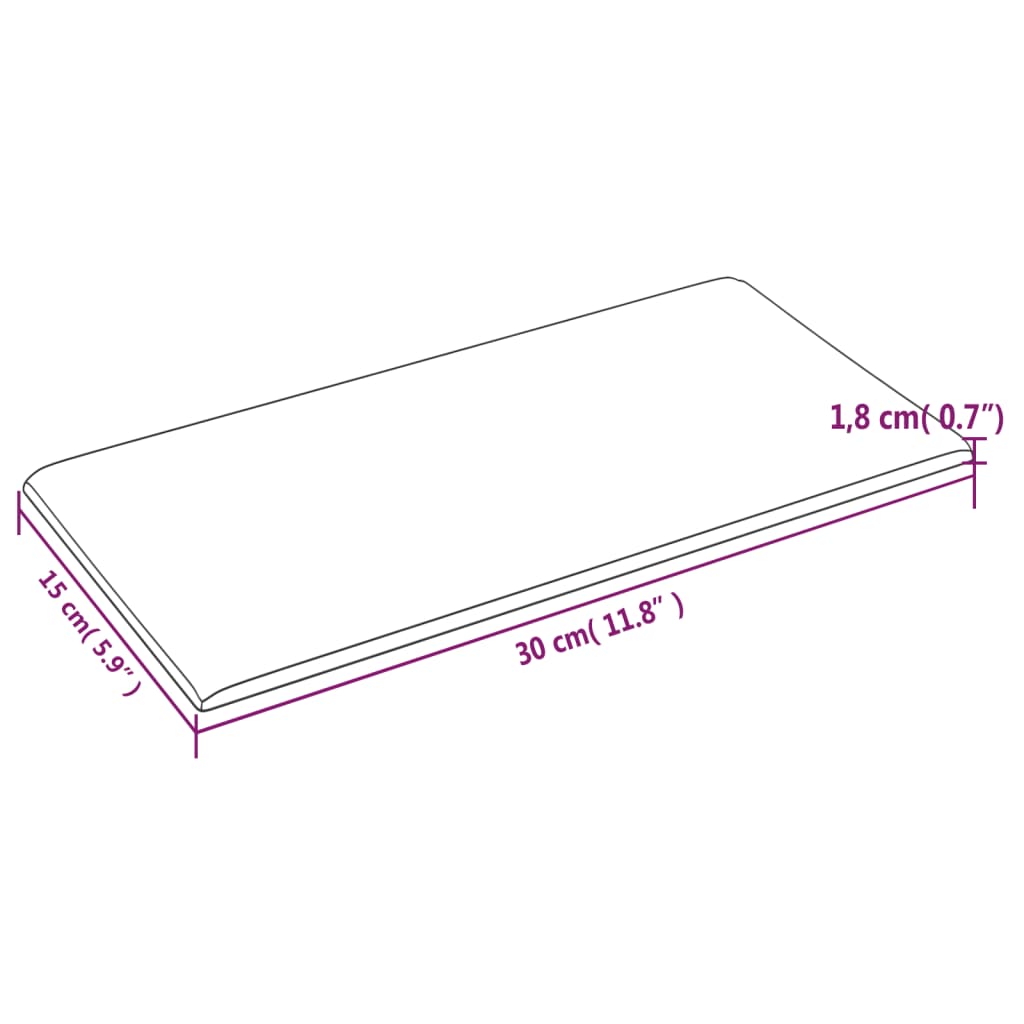 Wandpanelen 12 st 0,54 m² 30x15 cm kunstleer zwart