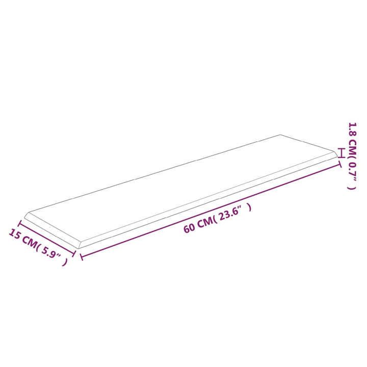 Wandpanelen 12 st 1,08 m² 60x15 cm stof crèmekleurig