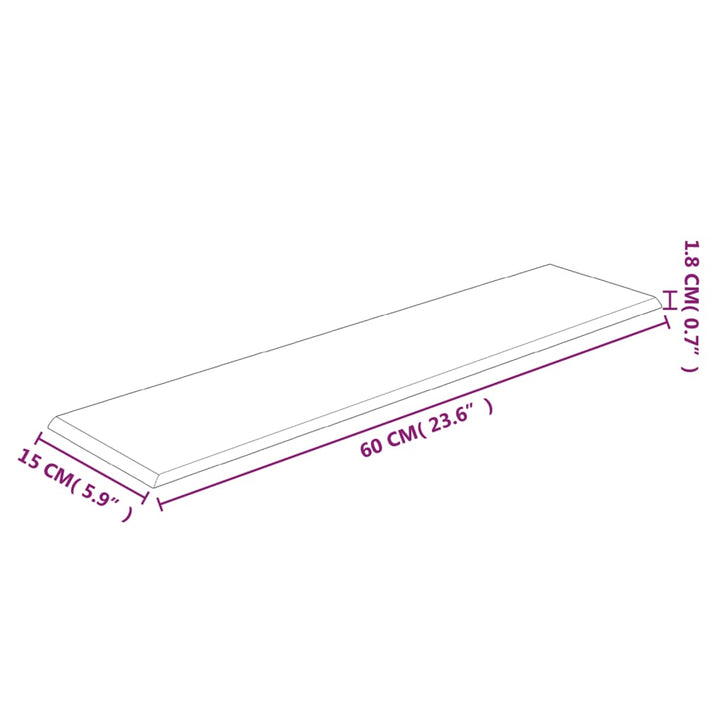 Wandpanelen 12 st 1,08 m² 60x15 cm fluweel lichtgrijs