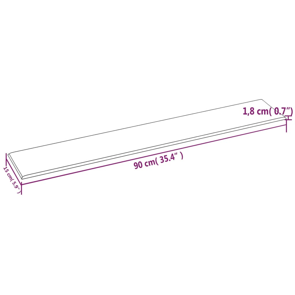 Wandpanelen 12 st 1,62 m² 90x15 cm fluweel lichtgrijs