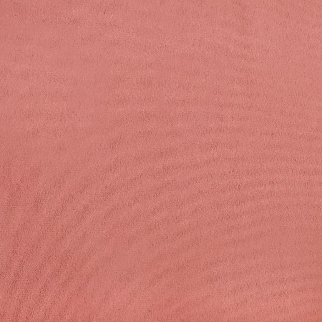 Wandpanelen 12 st 1,62 m² 90x15 cm fluweel roze