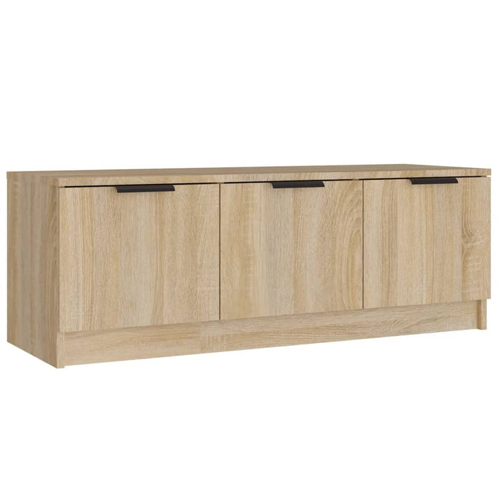 Tv-meubel 102x35x36,5 cm bewerkt hout sonoma eikenkleurig