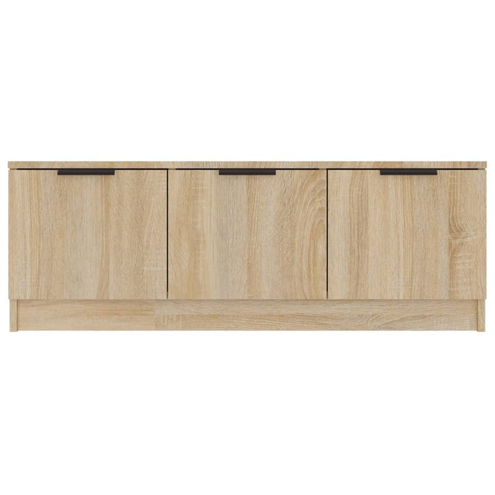 Tv-meubel 102x35x36,5 cm bewerkt hout sonoma eikenkleurig