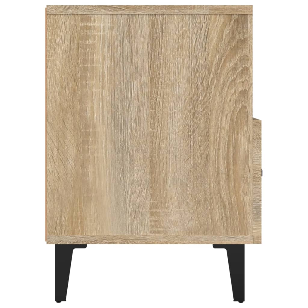 Tv-meubel 80x36x50 cm bewerkt hout sonoma eiken