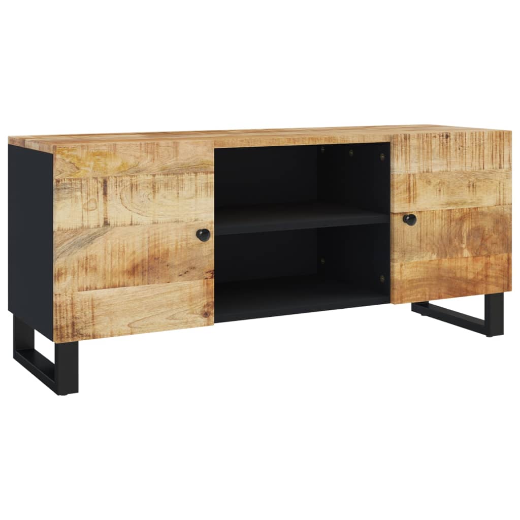 Tv-meubel 105x33x46cm massief mangohout