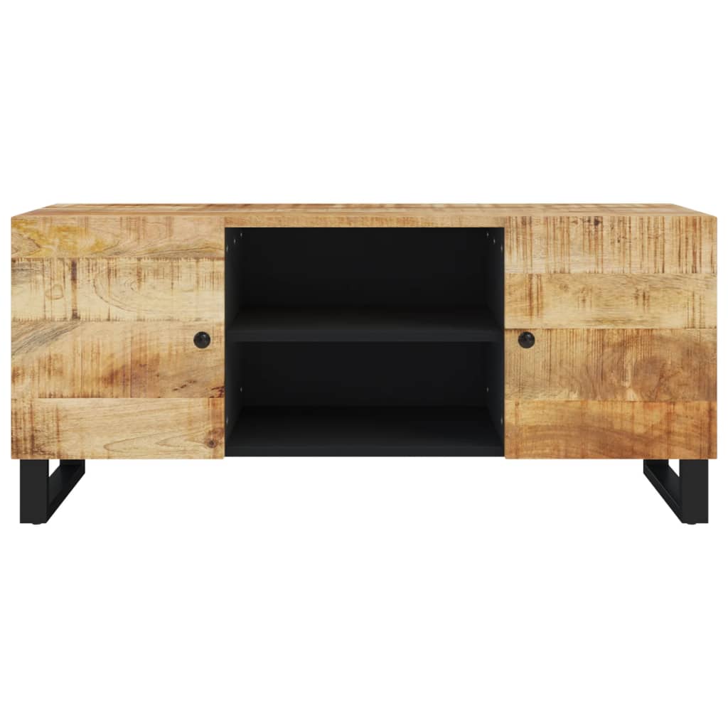 Tv-meubel 105x33x46cm massief mangohout