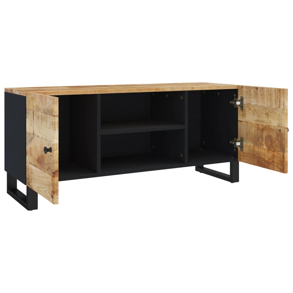 Tv-meubel 105x33x46cm massief mangohout