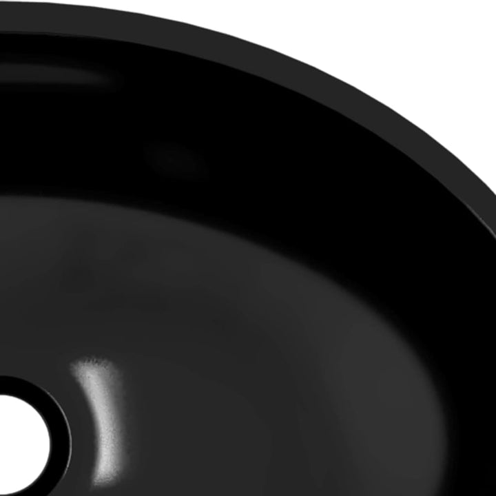Wasbak 50x37x14 cm glas zwart
