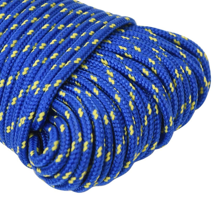 Boottouw 5 mm 100 m polypropyleen blauw