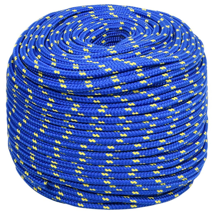 Boottouw 8 mm 25 m polypropyleen blauw