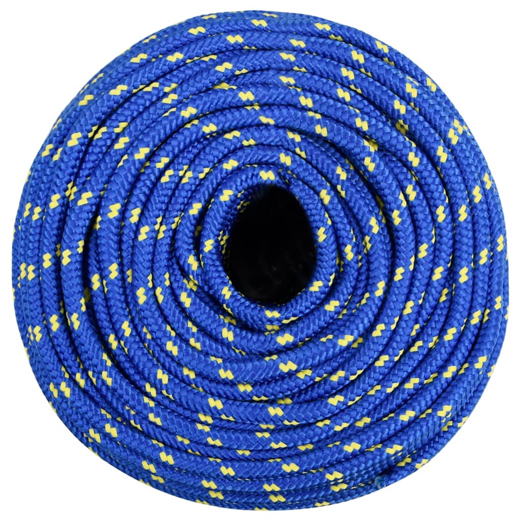 Boottouw 8 mm 25 m polypropyleen blauw