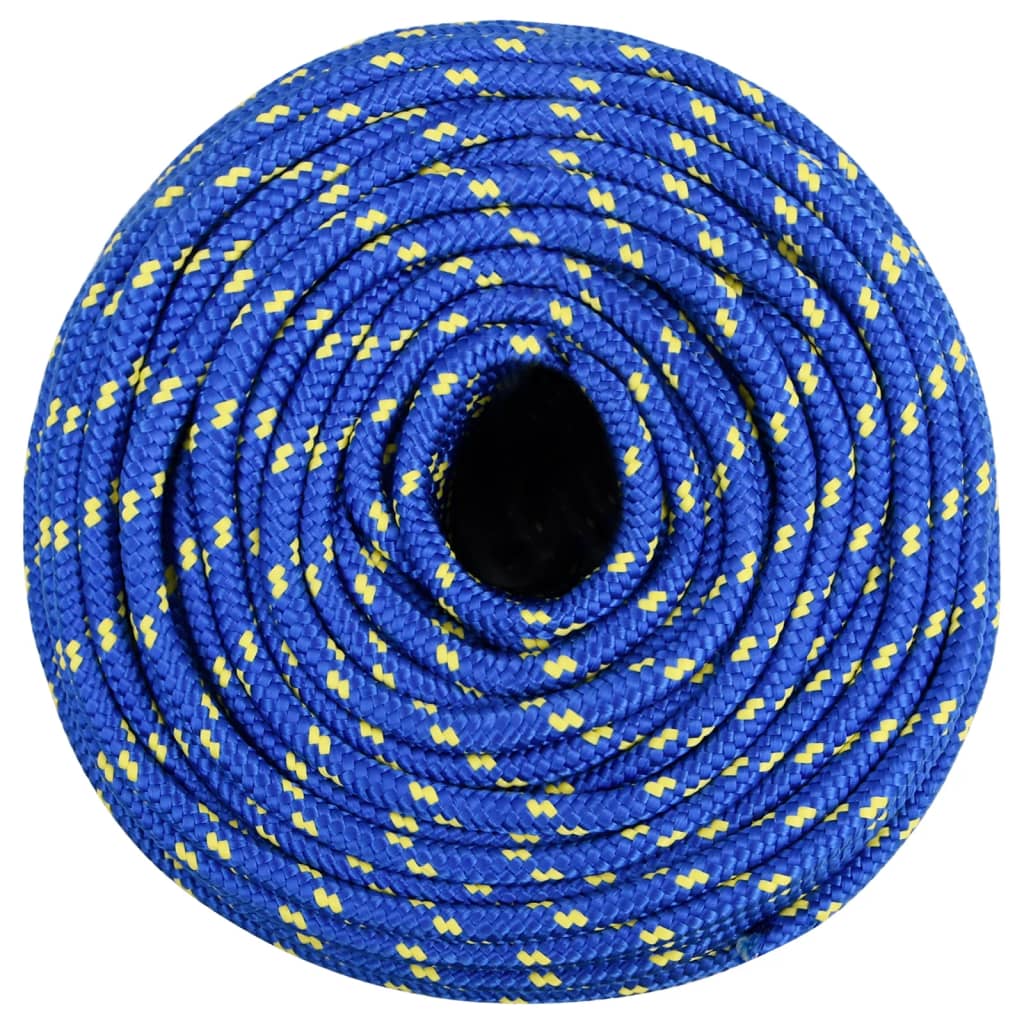 Boottouw 8 mm 50 m polypropyleen blauw