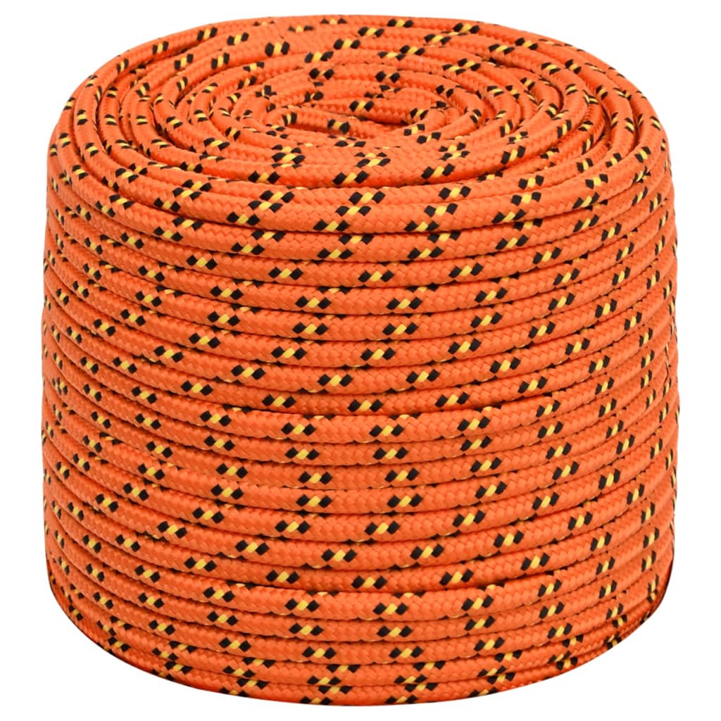 Boottouw 8 mm 50 m polypropyleen oranje