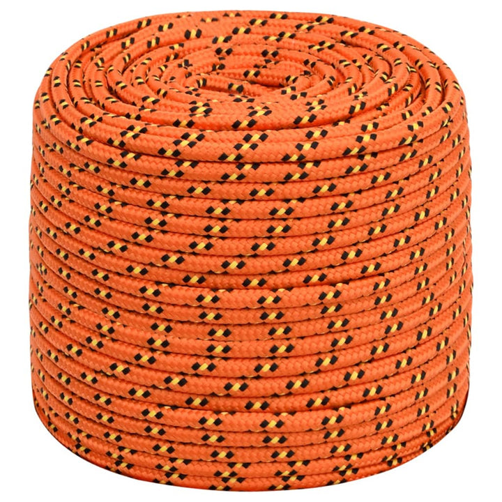 Boottouw 8 mm 50 m polypropyleen oranje