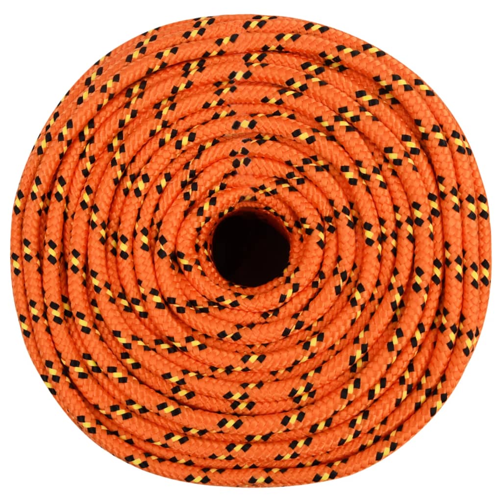 Boottouw 8 mm 50 m polypropyleen oranje