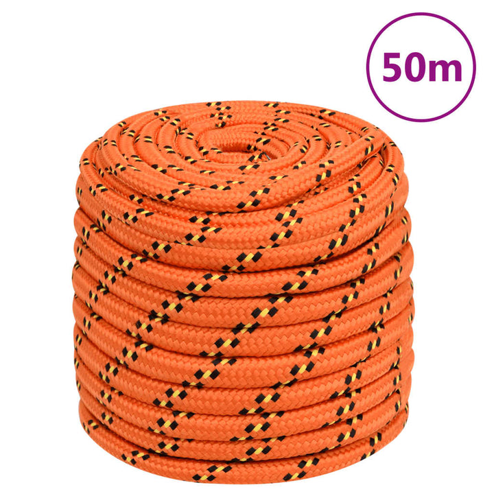 Boottouw 18 mm 50 m polypropyleen oranje