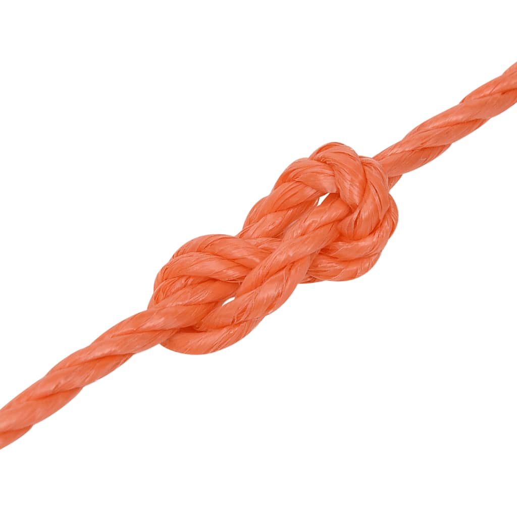 Werktouw 3 mm 50 m polypropeen oranje