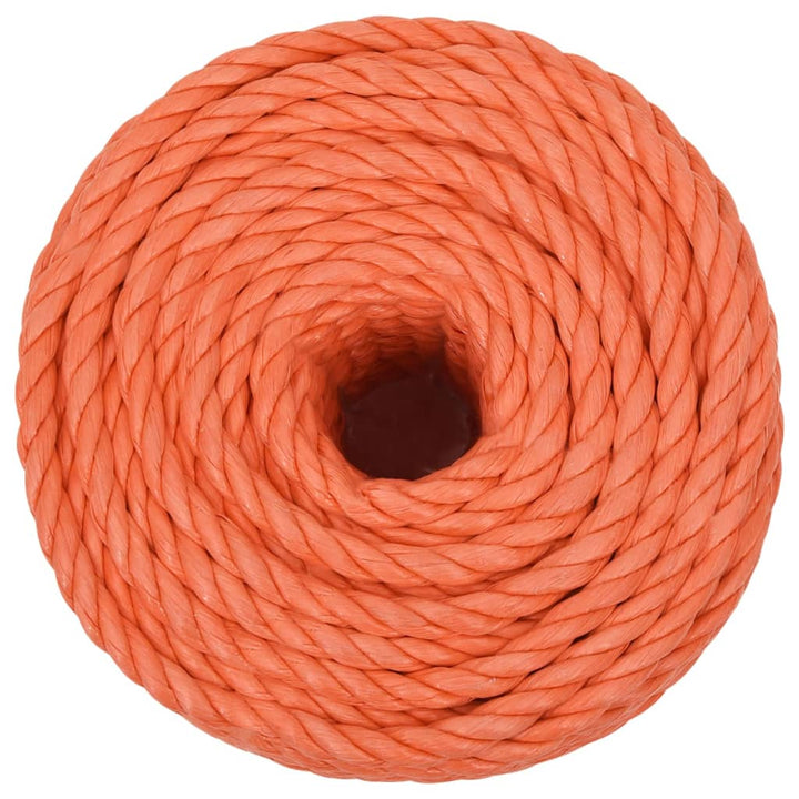 Werktouw 12 mm 25 m polypropeen oranje