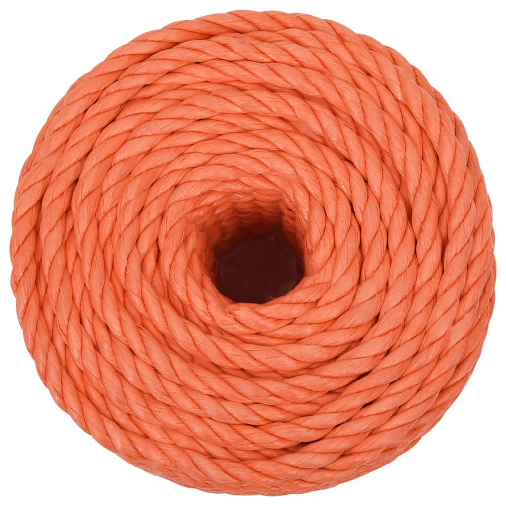 Werktouw 12 mm 50 m polypropeen oranje