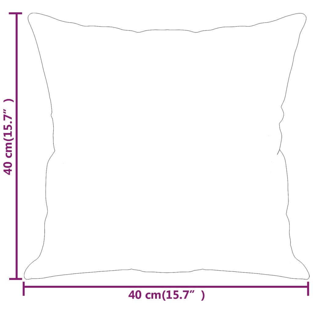 Sierkussens 2 st 40x40 cm fluweel wijnrood