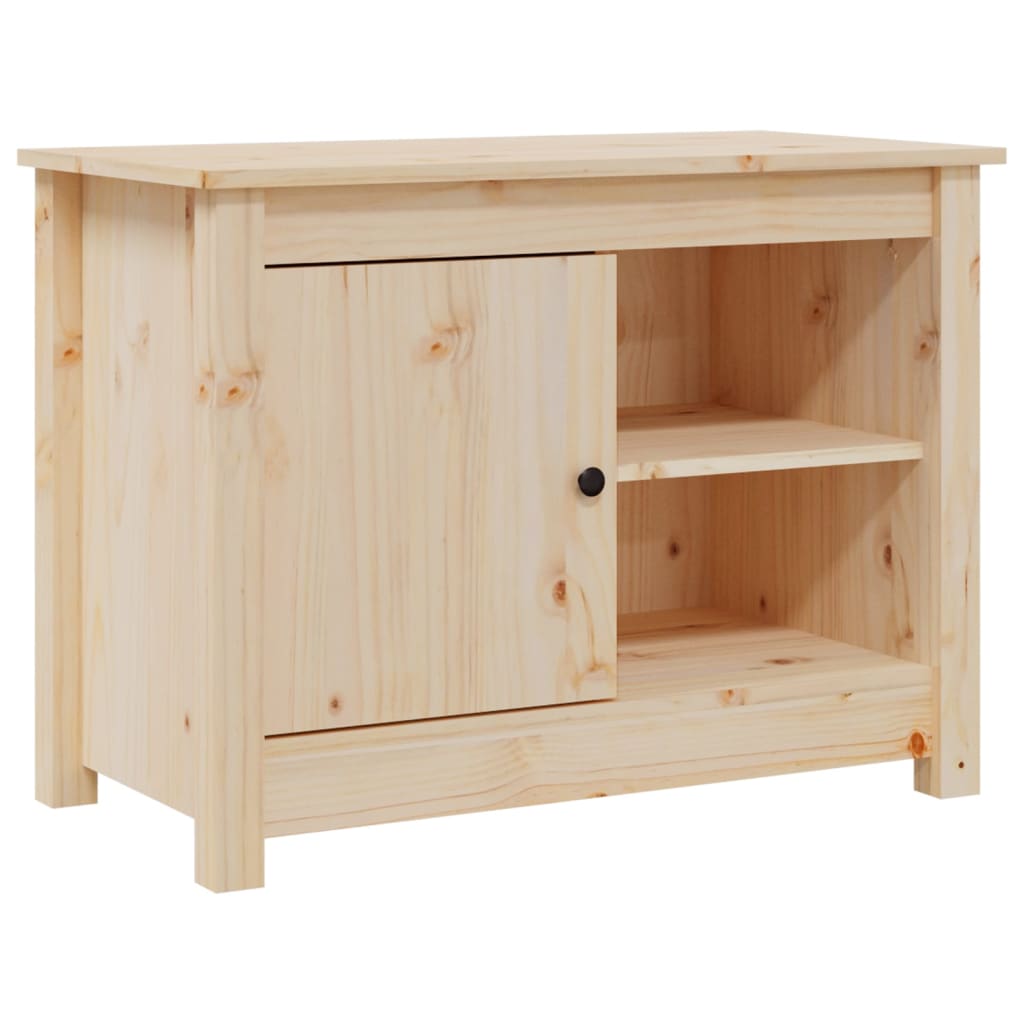 Tv-meubel 70x36,5x52 cm massief groenhout