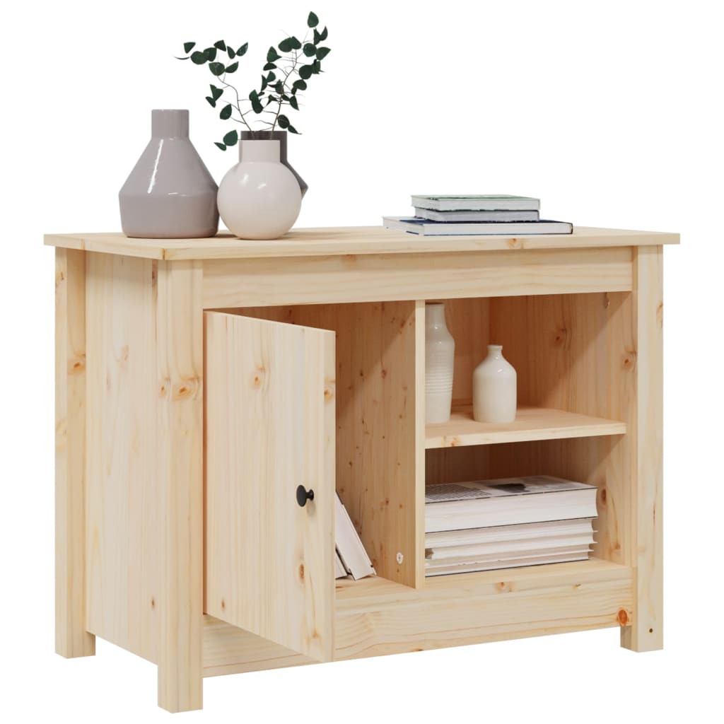 Tv-meubel 70x36,5x52 cm massief groenhout