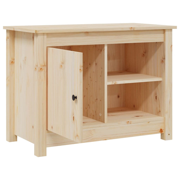 Tv-meubel 70x36,5x52 cm massief groenhout